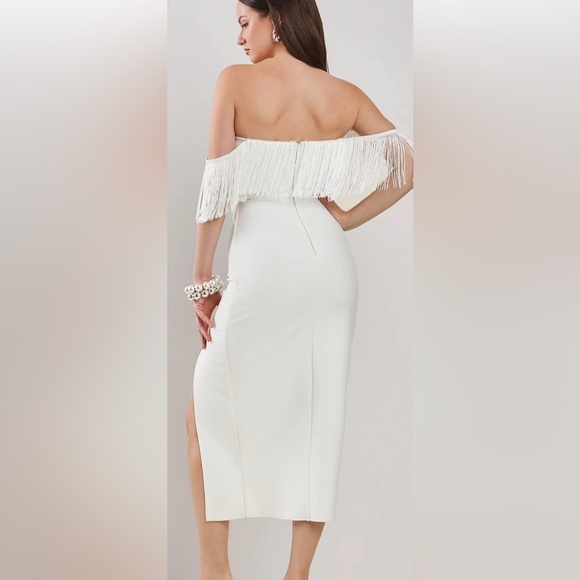 Texas girl white fringe dress - Picture 3 of 3
